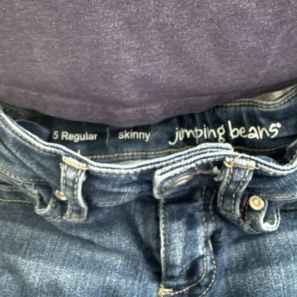 Girls Lot Size 5T Unicorn Jeans Tops Sweatshirt Bundle Cat & Jack Jumping Beans - Picture 10 of 10